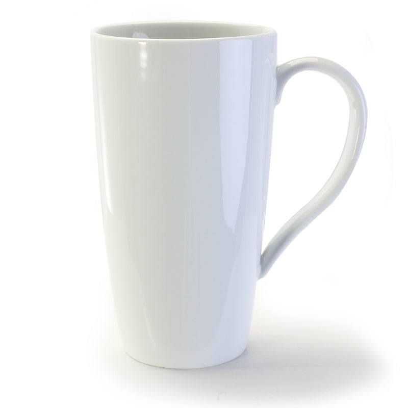 BIA Latte Mug, 15 oz, White Porcelain