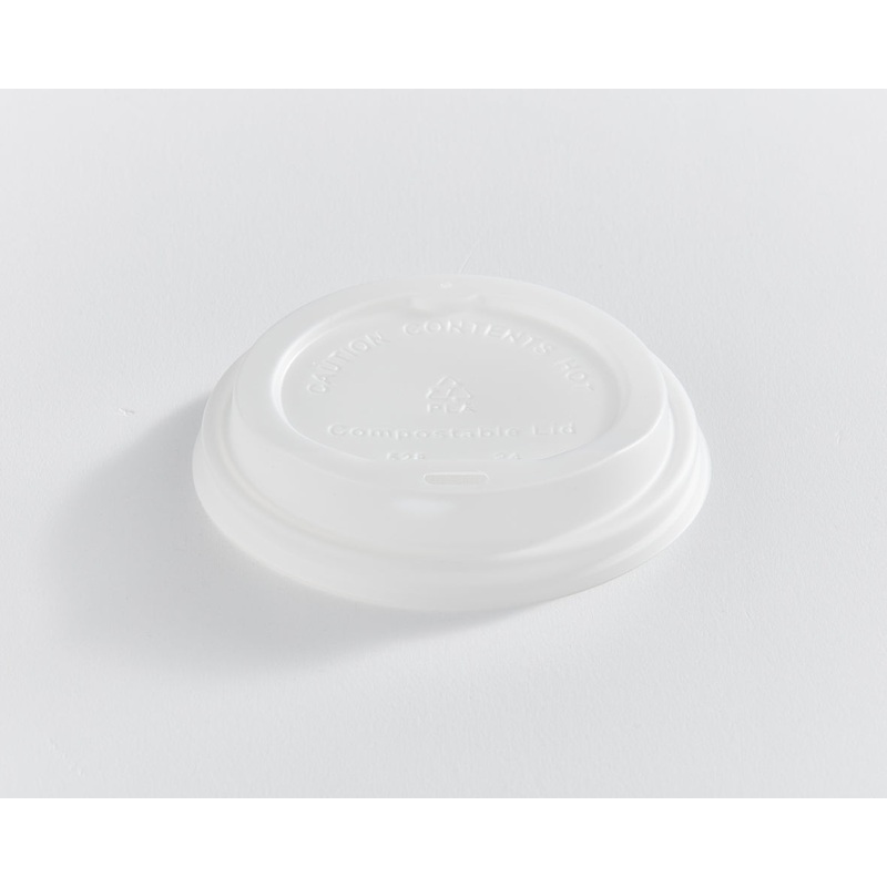Eco Guardian Compostable CPLA Lids for 10-20 oz Cups (1000-pack)