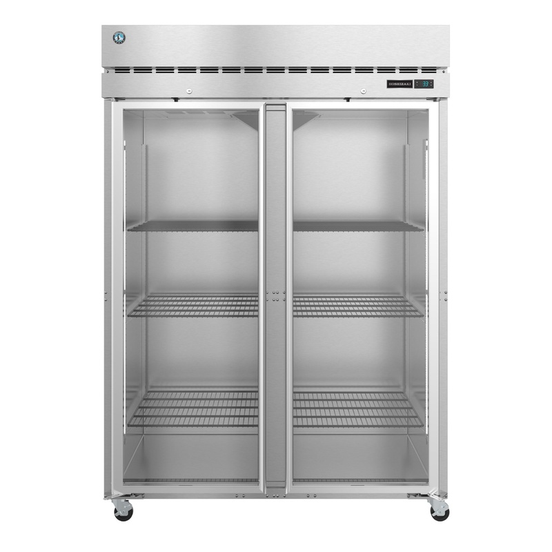 Hoshizaki F2A-FG Steelheart Series Double Glass Door Freezer, 55", 115/60/1