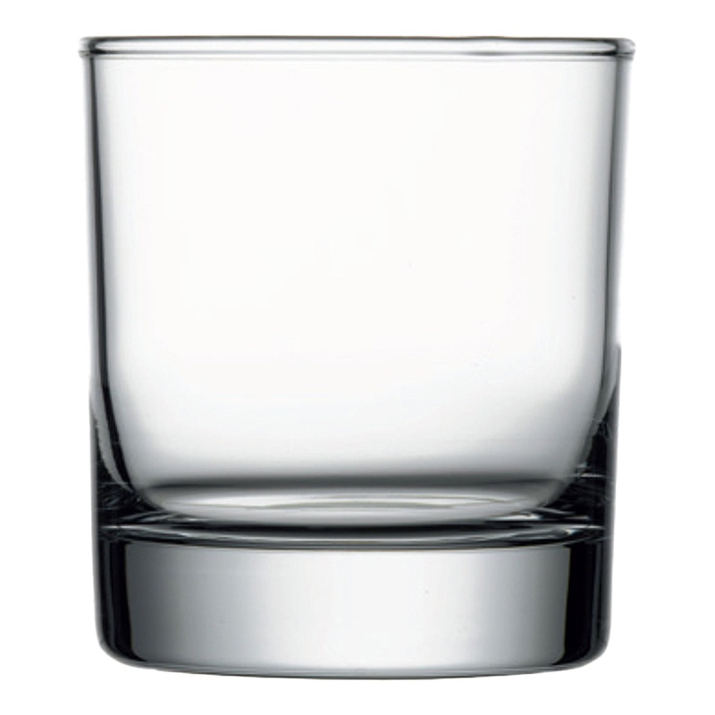 Pasabahce Side-Heavy Sham Double Old Fashioned Glass, 13.2 oz (12-pack)
