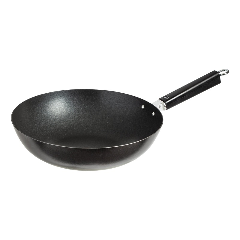 Joyce Chen Professional Series Nonstick Stir Fry Pan, 12", Carbon Steel/Resin Handle