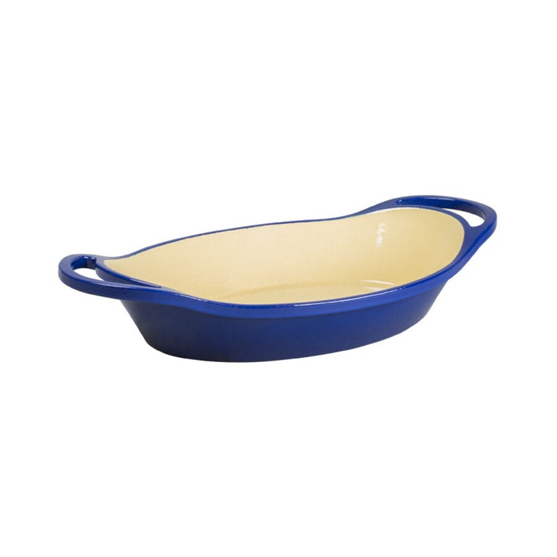 Lodge Oval Casserole Dish, 2 qt, Enamel Cast Iron, FINAL SALE