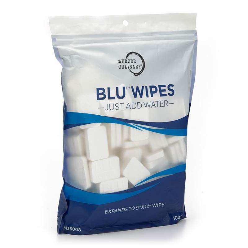 Mercer BLU Wipes Puck, Expands to 9" x 12", Cotton