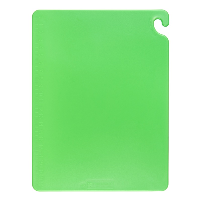 San Jamar Cut-N-Carry Colour Cutting Board, 18" x 24 x 1/2"