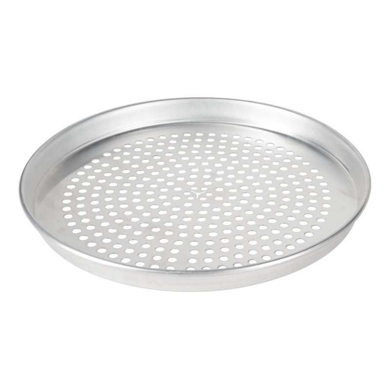 SignatureWares Deep Dish Perforated Pizza Pan, Aluminum