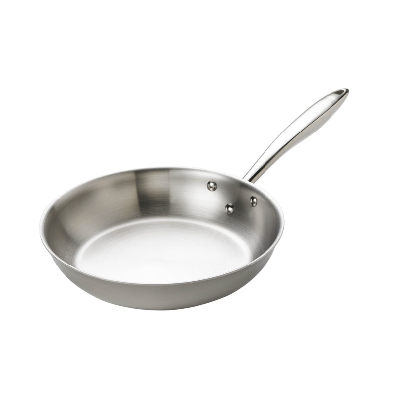 Browne Thermalloy Tri-Ply Fry Pan, Stainless Steel