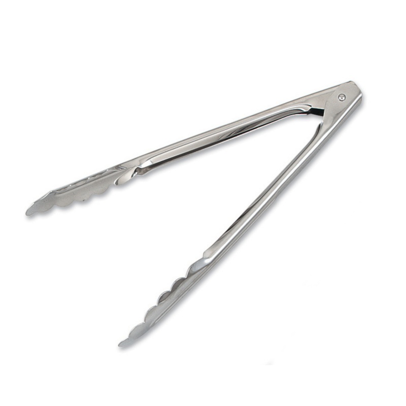 Browne Utility Tongs, Stainless Steel Mirror Finish, 1.0mm