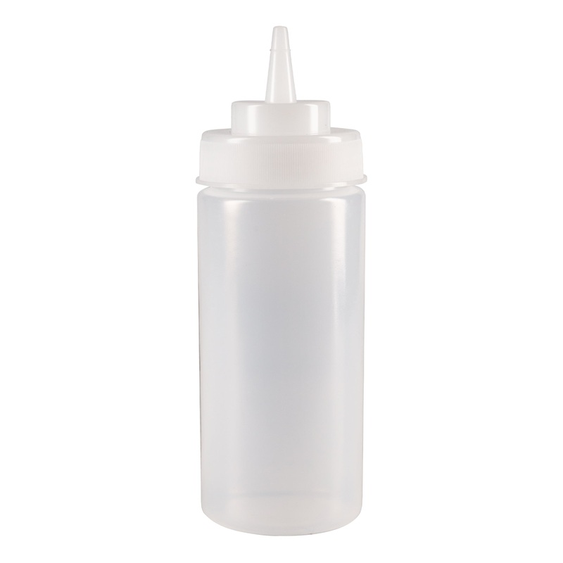 Browne Wide Mouth Squeeze Bottle, 16 oz