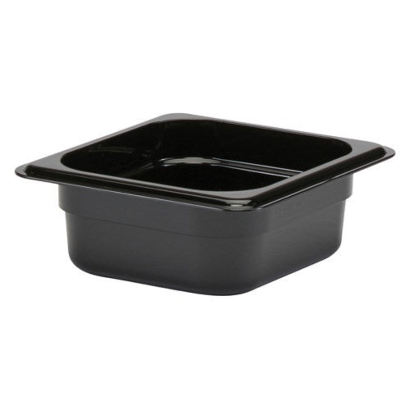 Cambro Camwear 1/6 Size Food Pan, Black