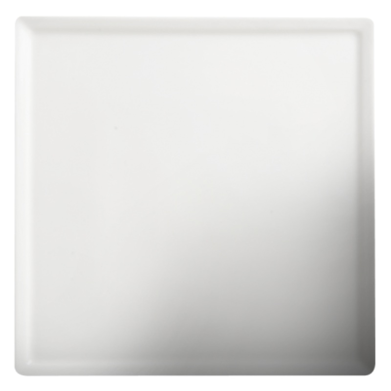 Cameo Square Flat Square Plate (12-pack)