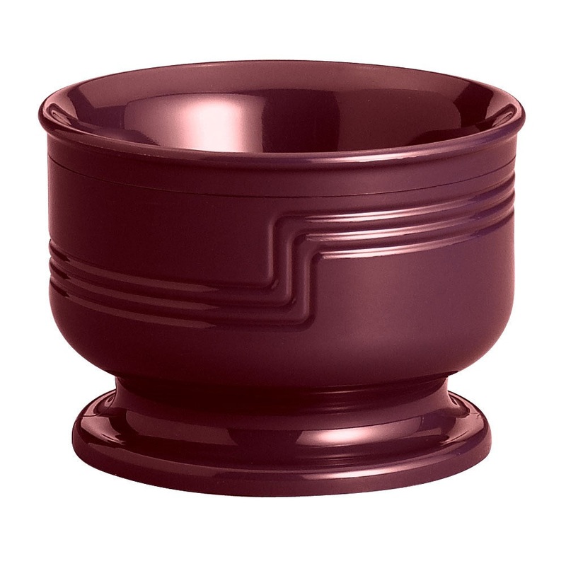 Cambro Shoreline Insulated Delivery Ware Bowl, 5 oz, Cranberry