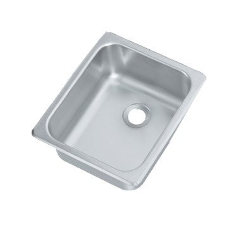 Vollrath 212560 Sink, Single Bowl, 13" x 15.75" x 6", Stainless Steel