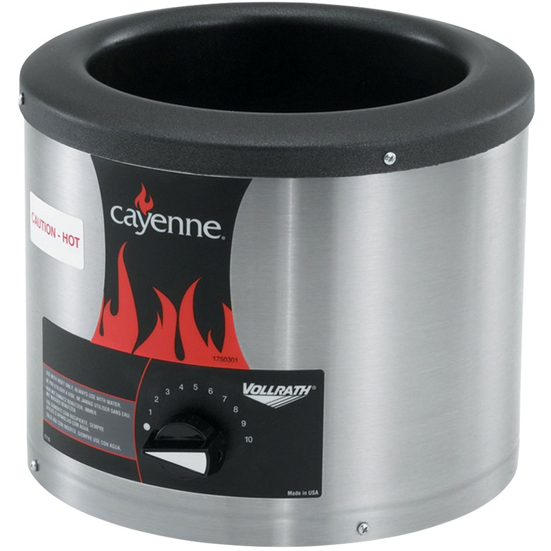 Vollrath 72425 Cayenne Countertop Round Warmer, 4 Qt