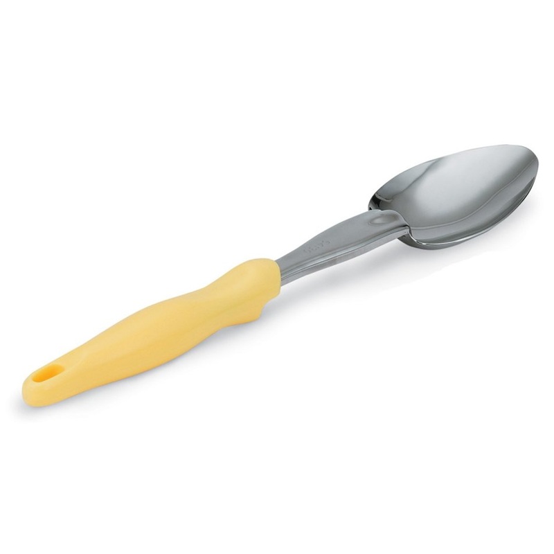 Vollrath Ergo Grip Solid Basting Spoon, Stainless/Nylon Handle