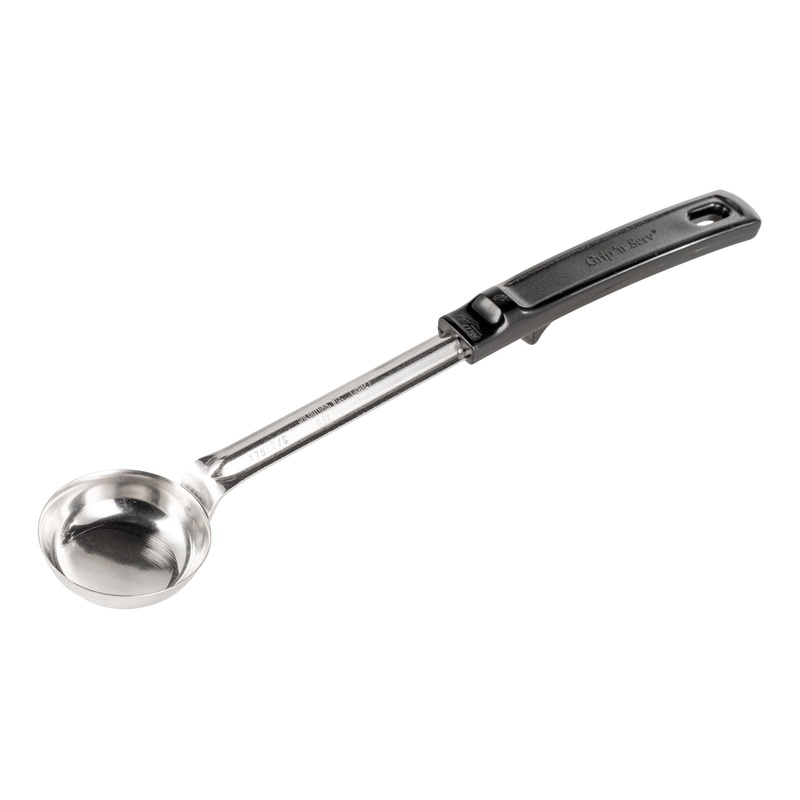 Vollrath Grip N Serve Solid Round Spoodle, Black Handle