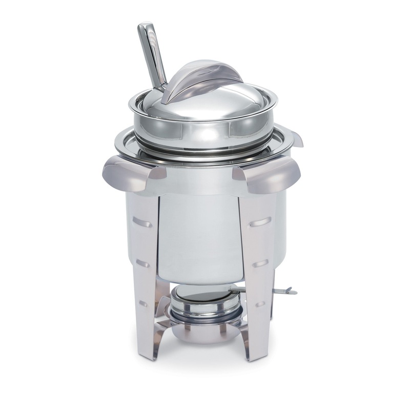 Vollrath Maximillian Steel Soup Station Chafer, 4 Qt, Stainless Steel