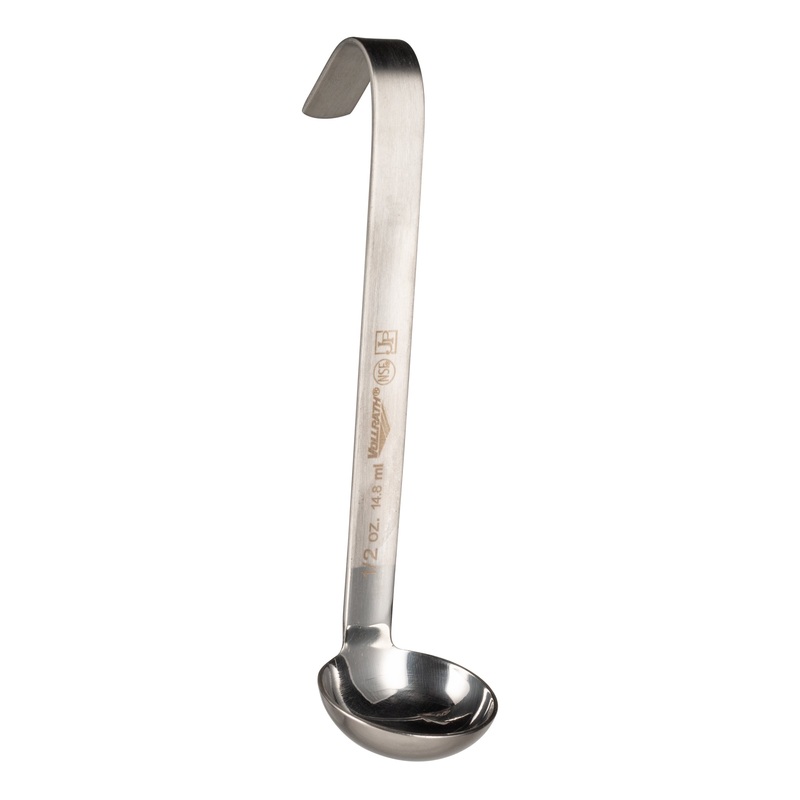 Vollrath One-Piece Heavy-Duty Ladle w/Short Handle, Stainless Steel
