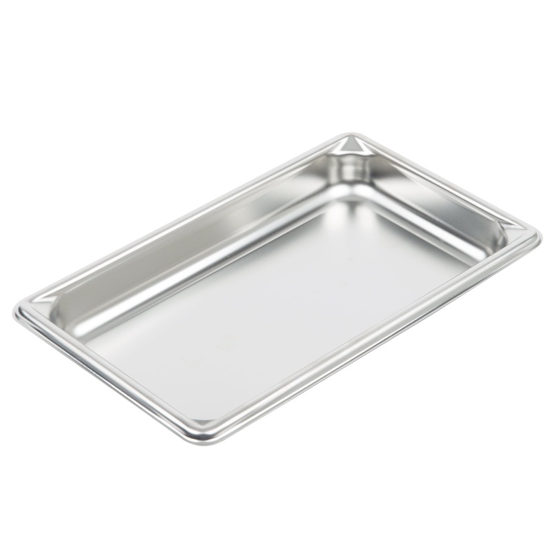 Vollrath Super Pan V 1/4 Size Food Pan, 22 Gauge Stainless Steel
