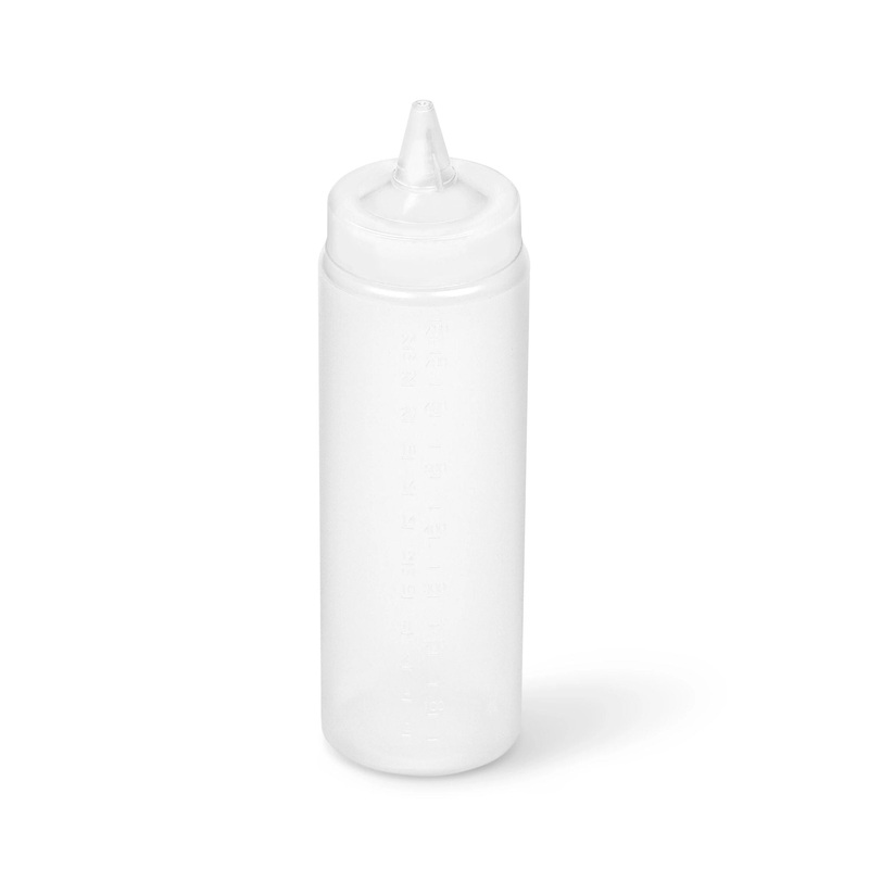 Vollrath Traex Wide Mouth Squeeze Bottle, 24 oz, Clear