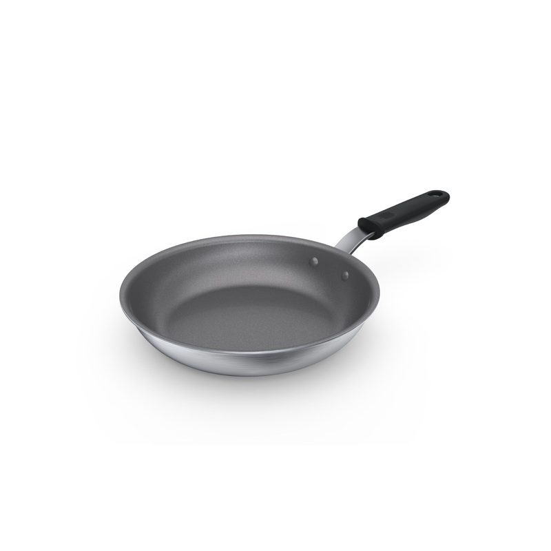 Vollrath Wear-Ever PowerCoat Fry Pan w Silicone Handle, Aluminum
