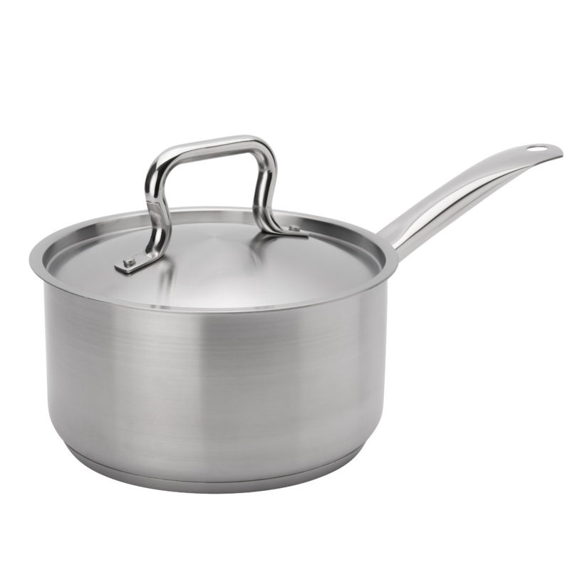 Browne Elements Sauce Pan with Lid, Stainless Steel