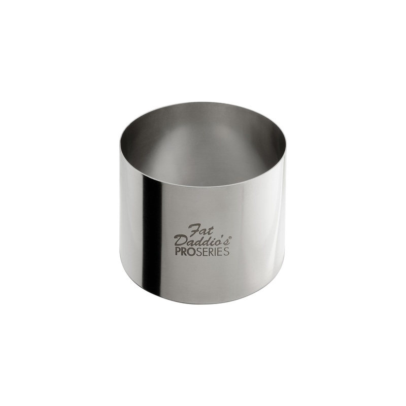 Fat Daddio's ProSeries Cake and Pastry Ring, 1.75" High, Stainless Steel, FINAL SALE