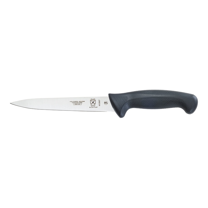 Mercer Millennia Flexible Fillet Knife, 7", Black