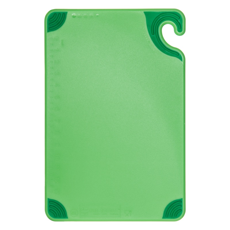 San Jamar Saf-T-Grip Coloured Cutting Board, 12" x 18" x 1/2"