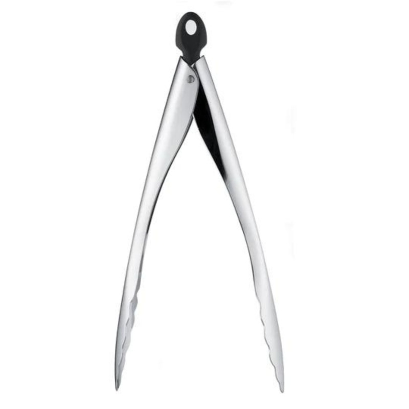 Cuisipro Tempo Locking Tongs, 9.5", Stainless Steel, FINAL SALE