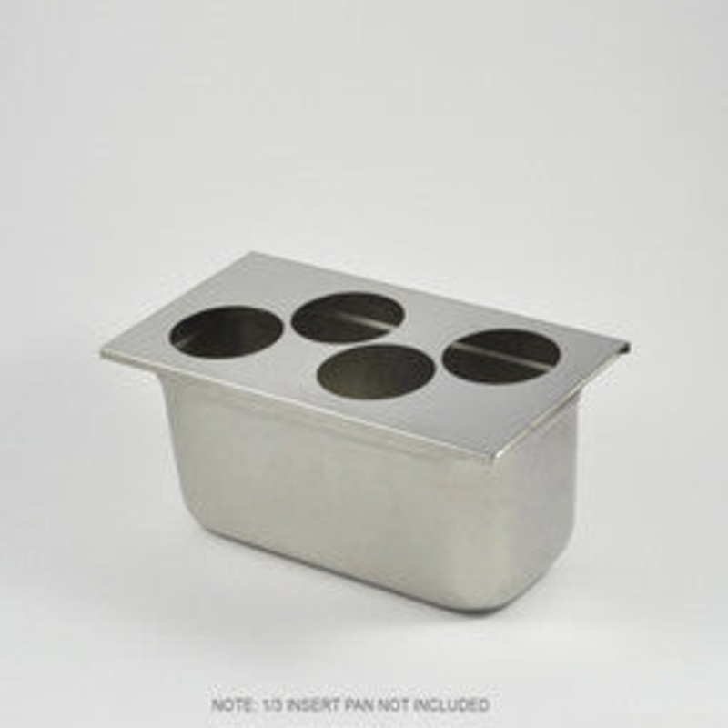 FIFO Portion Pal Organizer, 4 Hole, Stainless Steel