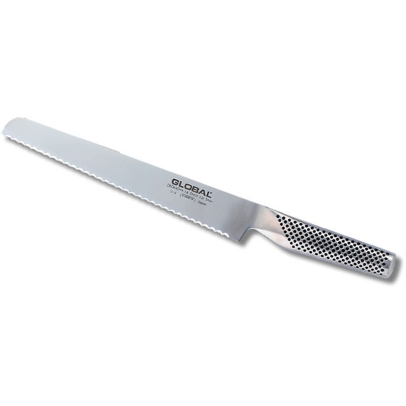 Global Classic Bread Knife, 8.75", Textured Handle