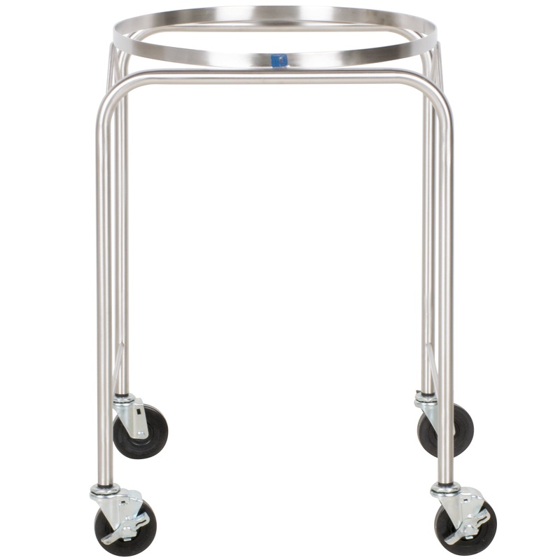 Vollrath Mobile 30 Qt Bowl Stand with Casters, Open Bottom, Stainless Steel, FINAL SALE