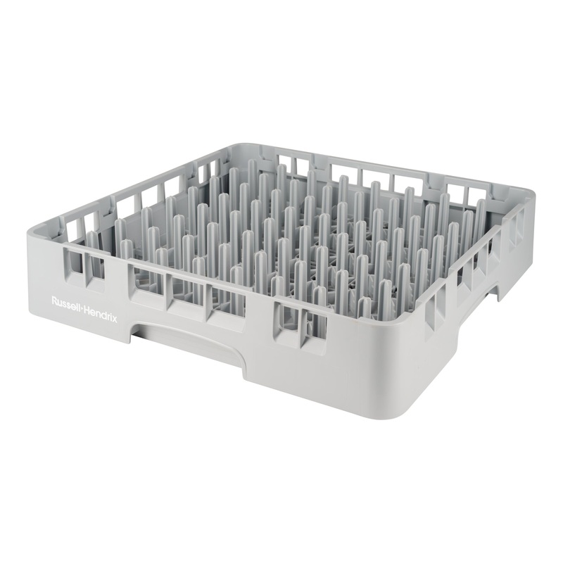 Cambro Camrack Peg Rack, 9 rows x 9 rows, RH Logo/Grey