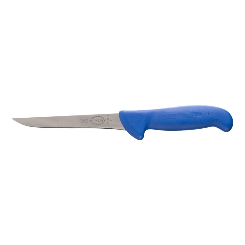 F. Dick ErgoGrip Narrow Boning Knife, 6", Blue