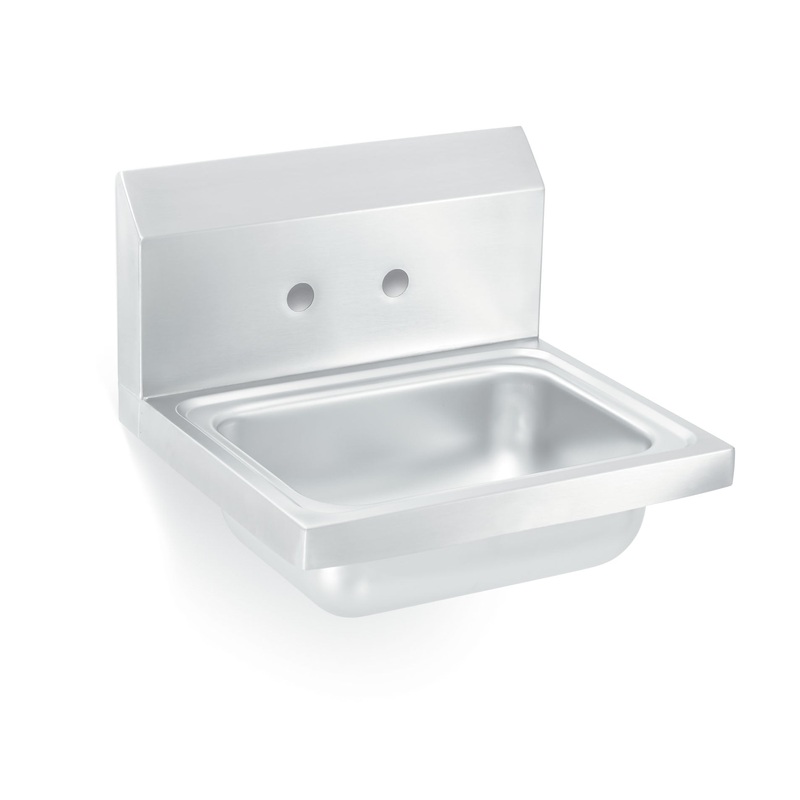 Vollrath 141-0C Wall-Mount Hand Sink with Strainer, 17" x 15"