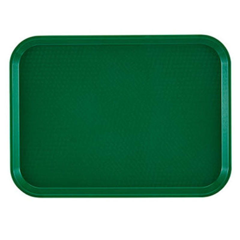 Cambro Rectangular Fast Food Tray, 14" x 18", Green