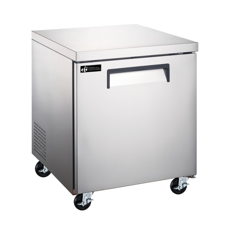 EFI X-Line CUDR1-27VCX 27" Single Door Undercounter Refrigerator,Stainless Steel
