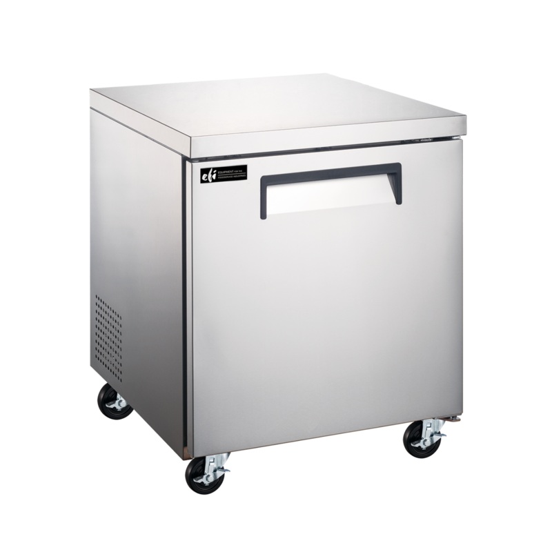 EFI X-Line FUDR1-27VCX 27" Single Door Undercounter Freezer, Stainless Steel