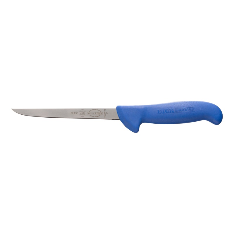 F. Dick ErgoGrip Flexible Boning Knife, 6", Blue