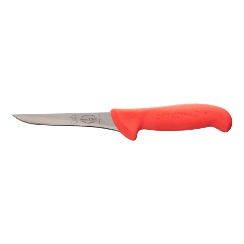 F. Dick ErgoGrip Narrow Boning Knife, 5", Red