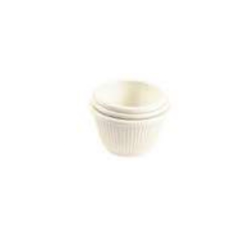 Johnson Rose Ramekin, 1.5 oz, Melamine, White (12-pack), FINAL SALE