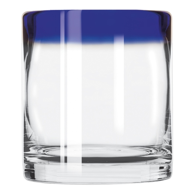 Libbey Aruba Rocks Glass, 12 oz, Blue (12-pack)