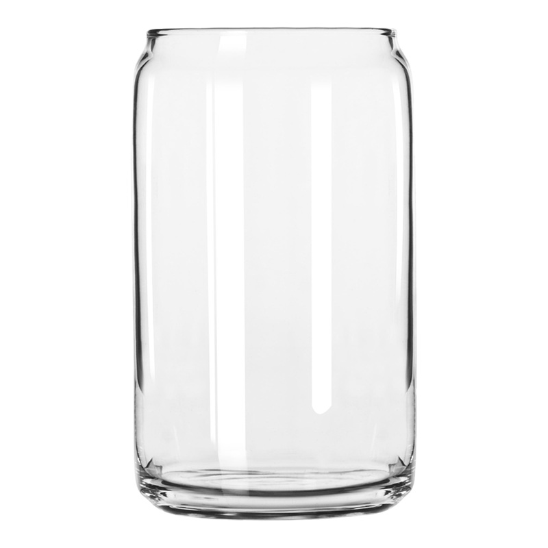 Libbey Beer Can Glass, 16 oz (24-pack)