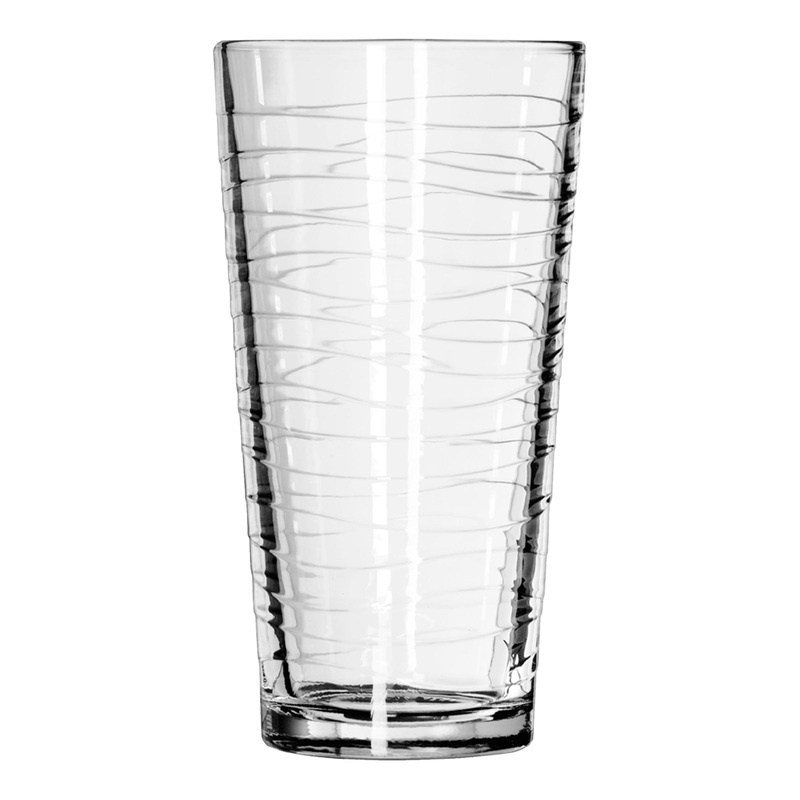 Libbey Casual Waves Cooler Glass, 20 oz (12-pack)
