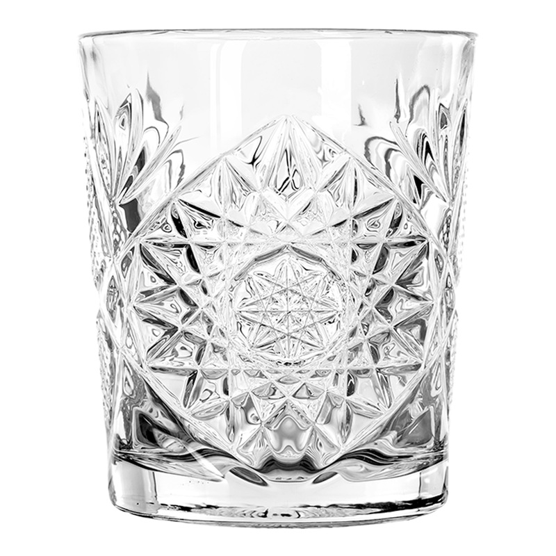 Libbey Hobstar Double Old Fashioned Glass, 12 oz (12-pack)