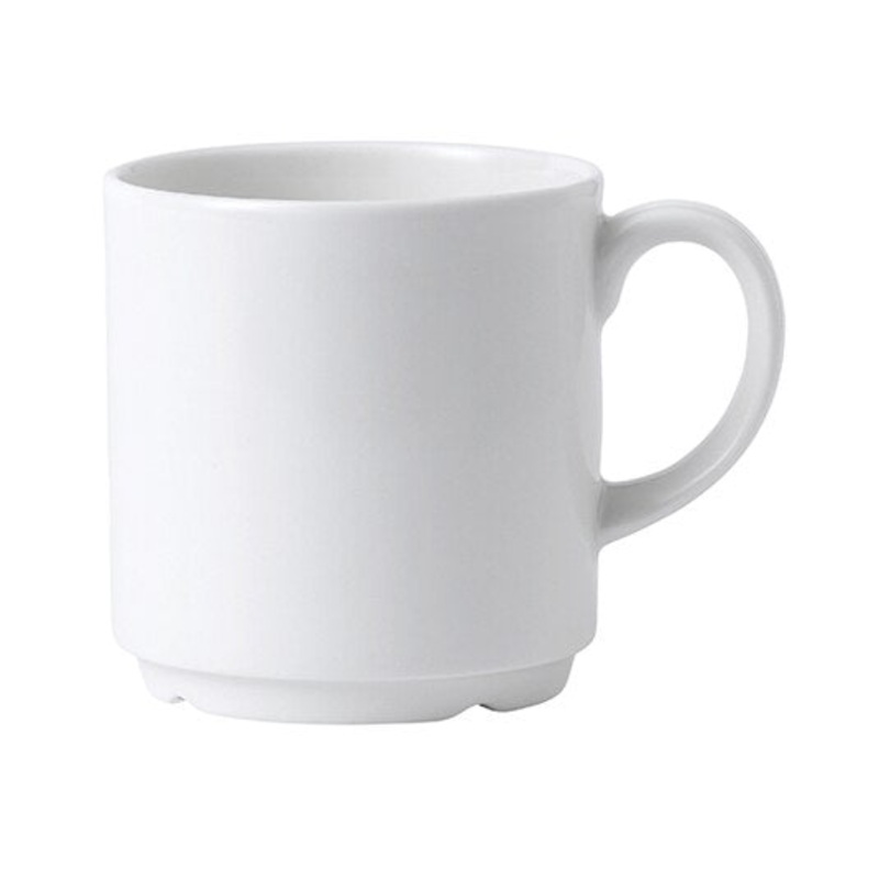Royal Doulton Jupiter Stacking Mug, 10 oz, White (36-pack)