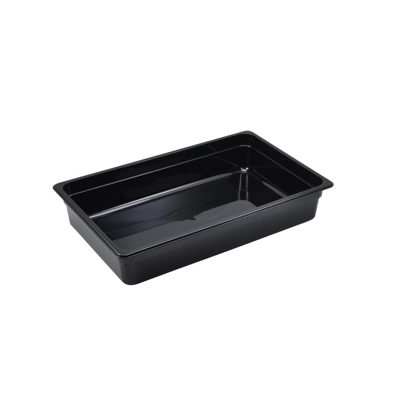 1/1 -Polycarbonate GN Pan 100mm Black