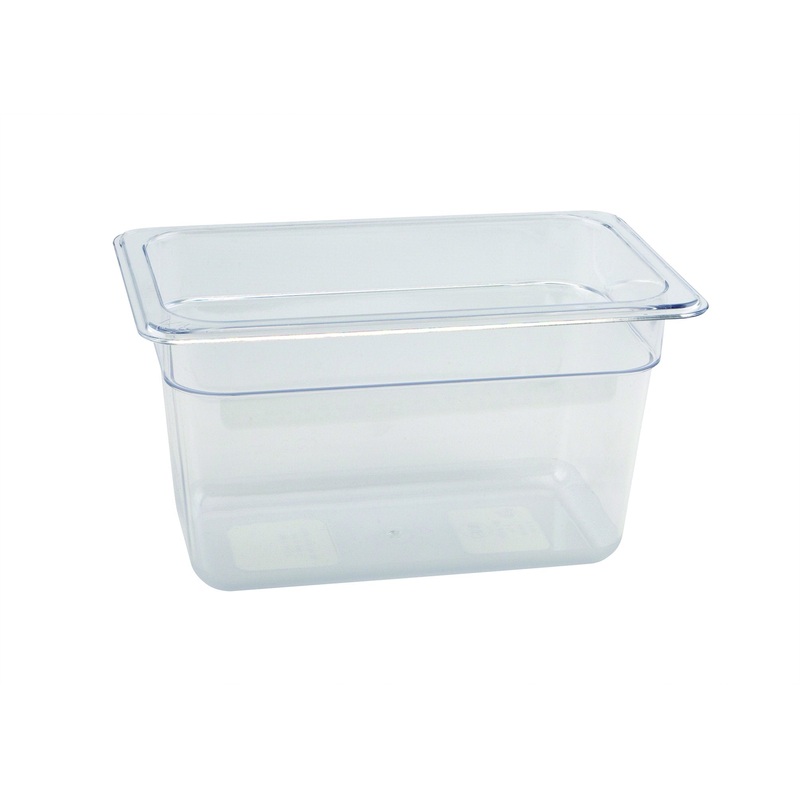 1/4 -Polycarbonate GN Pan 150mm Clear