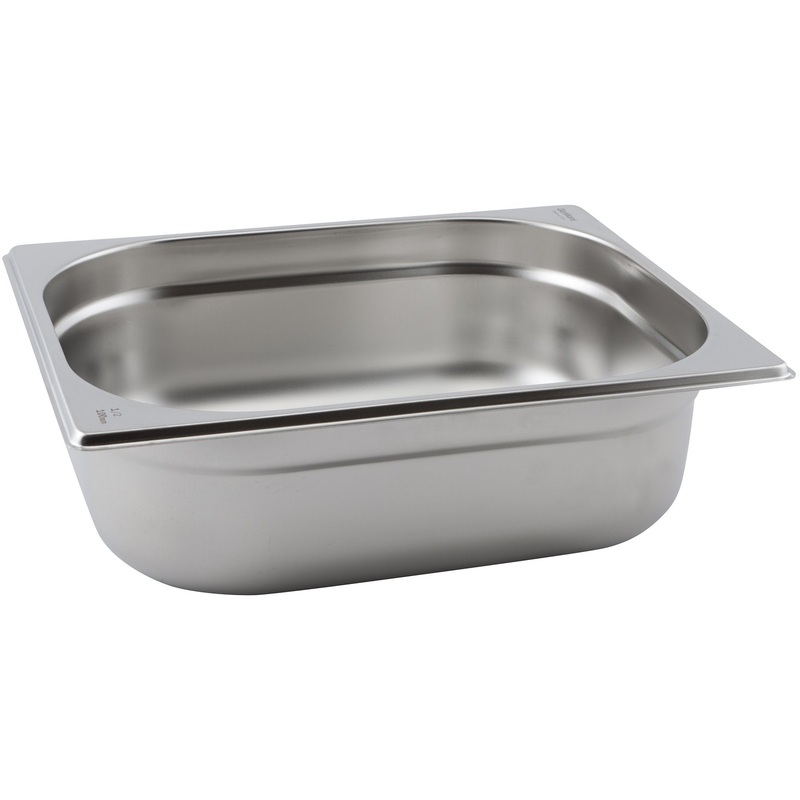 St/St Gastronorm Pan 1/2 - 20mm Deep