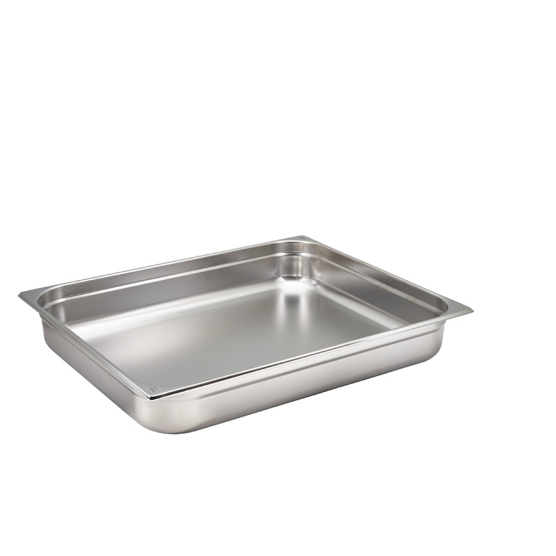 St/St Gastronorm Pan 2/1 - 100mm Deep